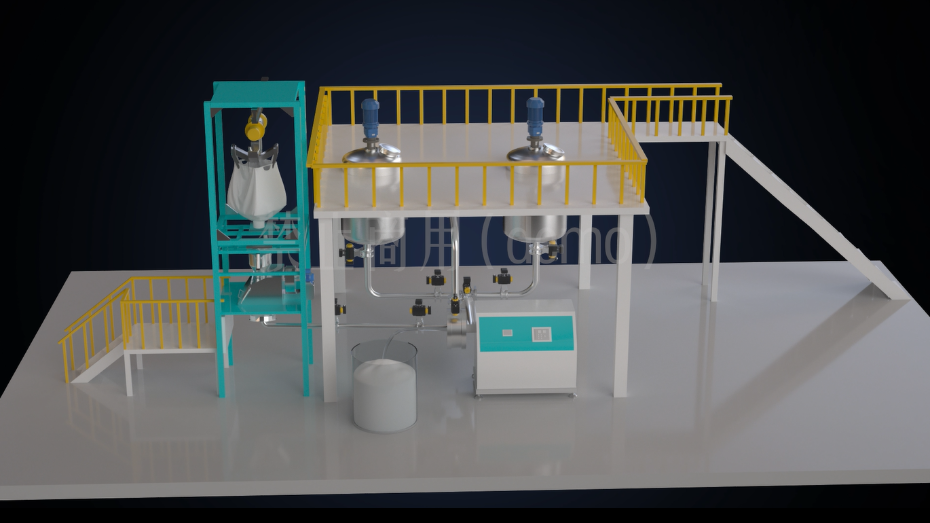 粉体投料丝瓜视频黄色在线播放生产线 粉体投料丝瓜视频黄色在线播放生产线